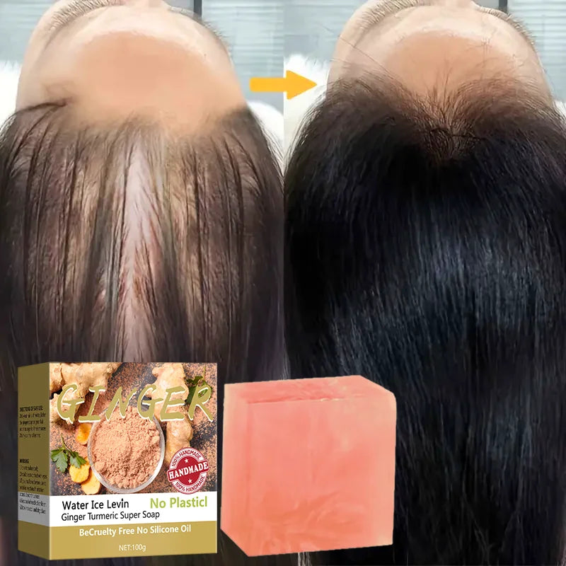 Turmeric Super Soap Shampoo Cold Process Soap Shampoo Shampoo Bar Pure Plant Shampoo Shampoo Hair Treatment Qme
