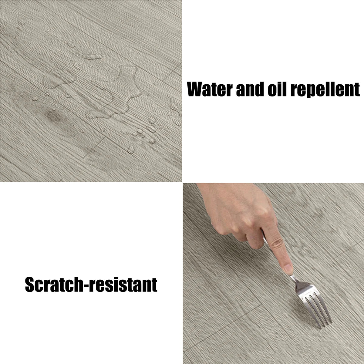 Self-adhesive Waterproof Solid Floor Stickers Suitable Living Rooms Qme