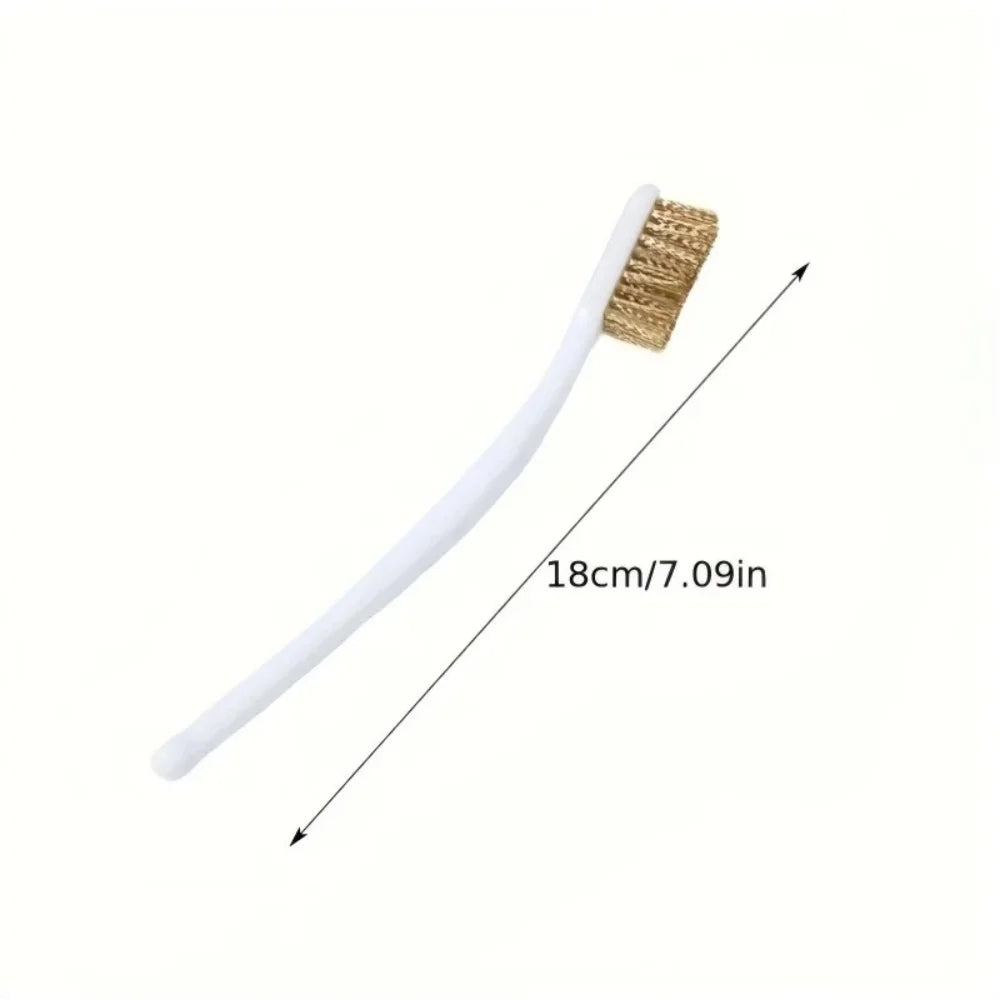 1/3/5PCS Mini Stainless Steel Wire Brush Set Brass Wire Brush Industrial Metal Rust Removal And Polishing Burr Cleaning Tools Qme