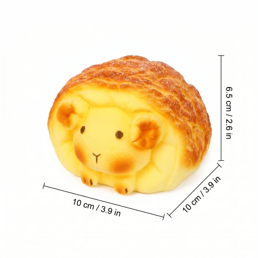 Cartoon Simulated Sheep Bread Decompression Model Decor Props for Party Slow-rebound Stress-relieve Fidget Toy Fun Gift Qme