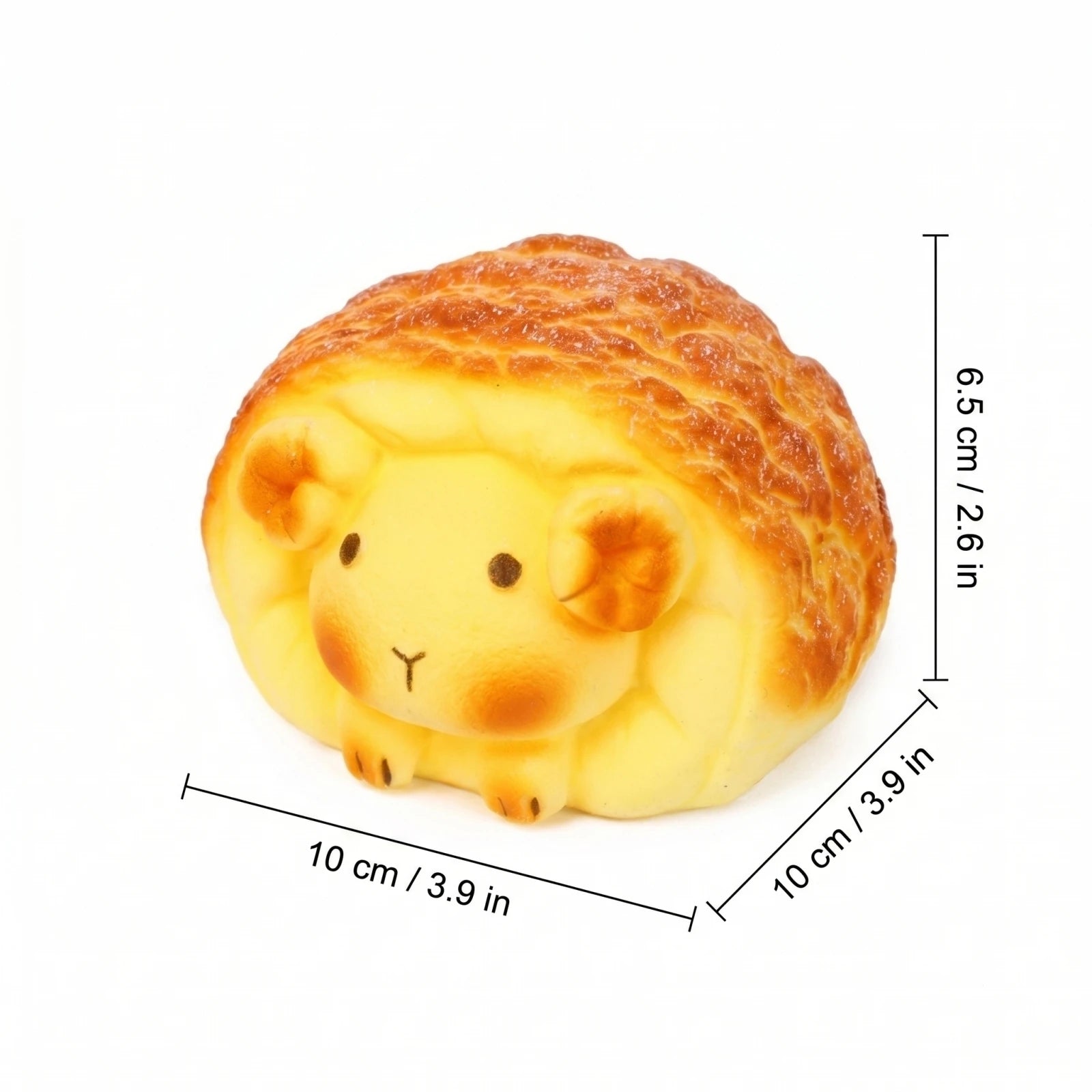 Cartoon Simulated Sheep Bread Decompression Model Decor Props for Party Slow-rebound Stress-relieve Fidget Toy Fun Gift Qme