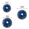 105MM/115MM/125MM Turbo Diamond Saw Blade Granite Marble Cutting Disc Porcelain Tile Ceramic 3 Size Angle Grinder Power Tools Qme 1pc 125mm