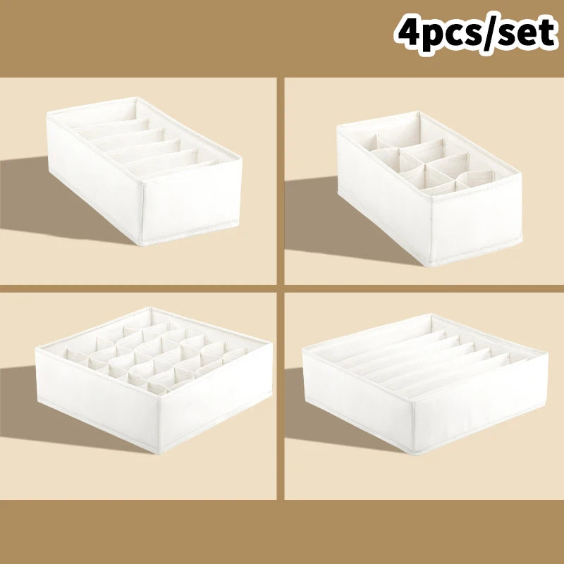 Household Wardrobe Box Cabinet Drawer Organizer Underwear Socks Bra Qme C5