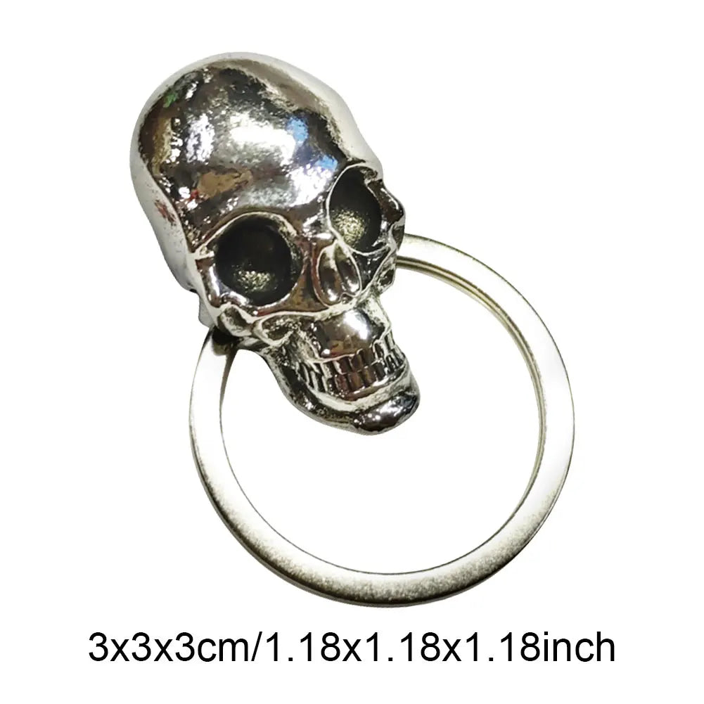 Universal Modified Key Cover Decorative Key Accessory Demon Skull Key Pendant for Most Motorcycles Halloween Party Favors Qme
