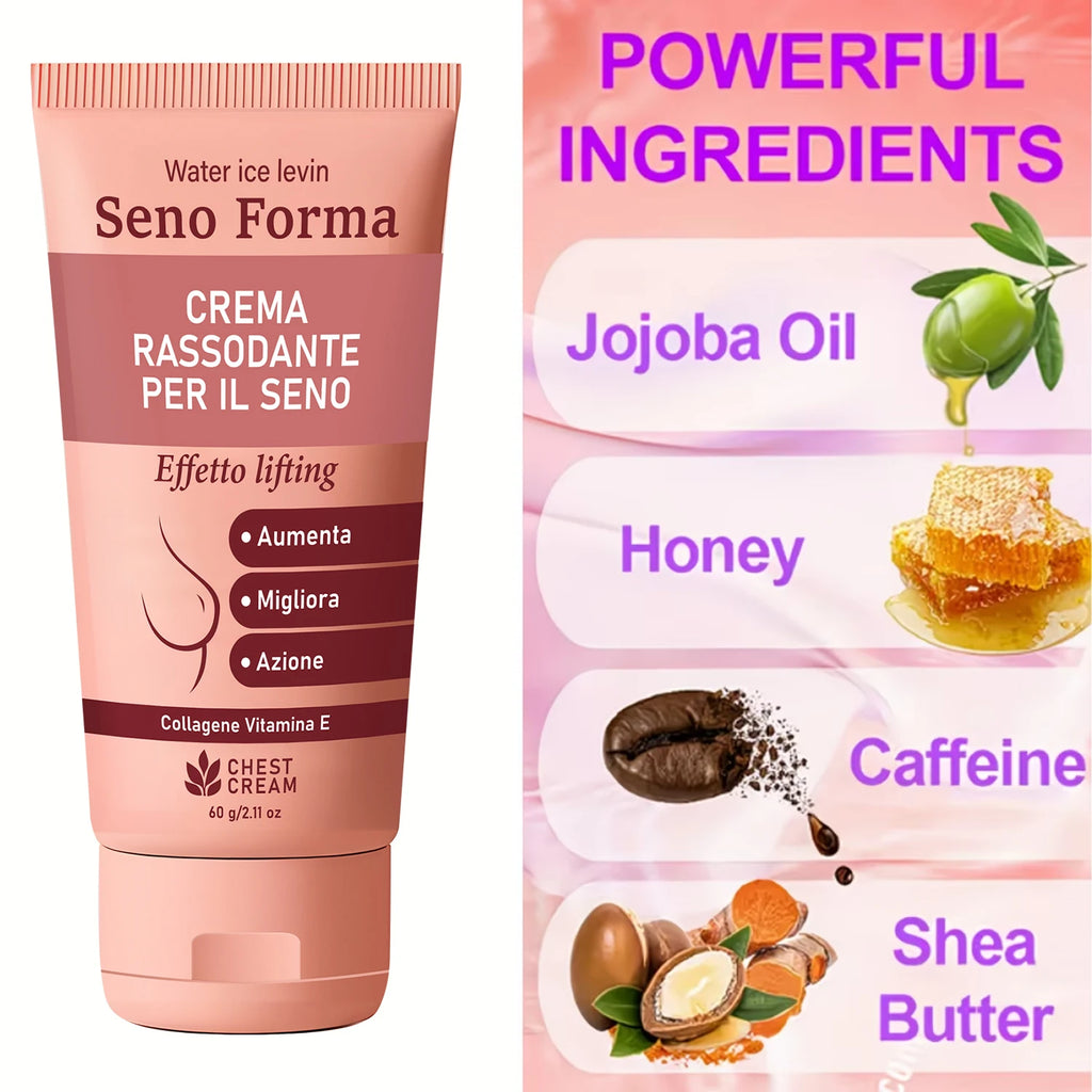 Collagen & Vitamin E Bust Firming Cream - Moisturizing to Improve Skin Tone & Elasticity Qme