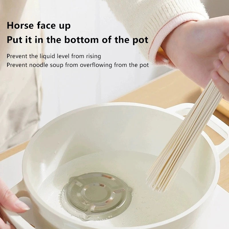 ^Stainless Steel Pot Watcher Disc Kitchen Essential Prevent Pasta Soups Milk Boiling Over Boil Control Disc For Home Cookers Qme