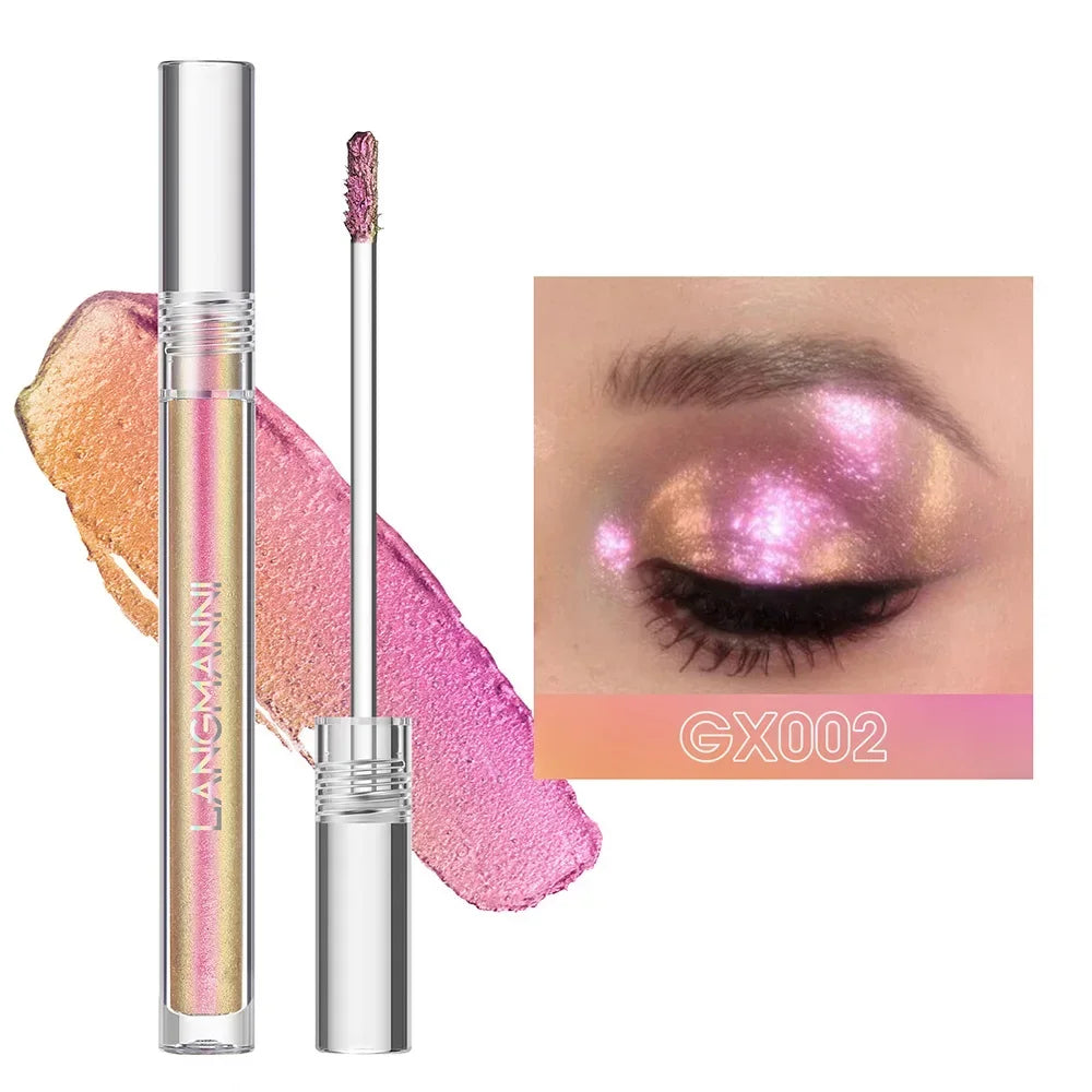 1pc Chameleon Liquid Eyeshadows Shiny Longlasting Eye Shadow Duochrome Eyeshadow Fashion High Quality Make Up Art Women Cosmetic Qme A-02