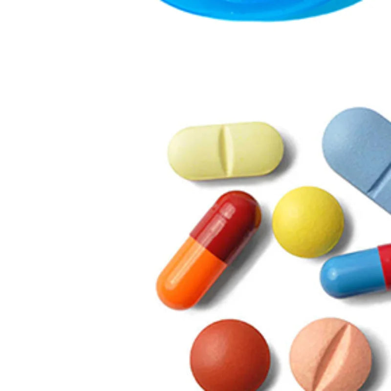 2 Grids Waterproof Pill Organizer Portable Oval Box Container Daily Qme