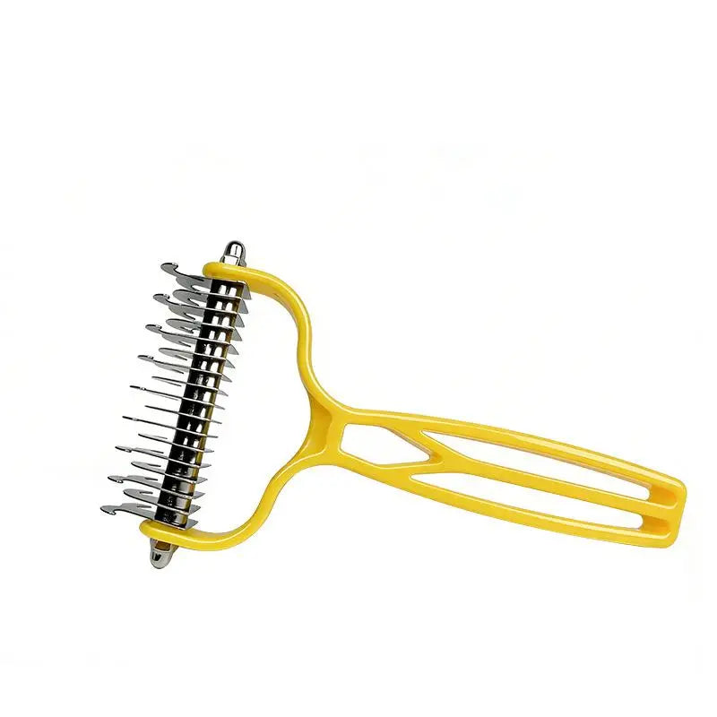 Pet Knot Removing Comb Double Sided Stainless Steel Hair Remover Dog Qme A1