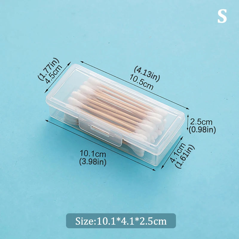 Portable Travel Medicine Box Cotton Swab Holder Case Detal Floss Jewelry Box Qme 1PC S