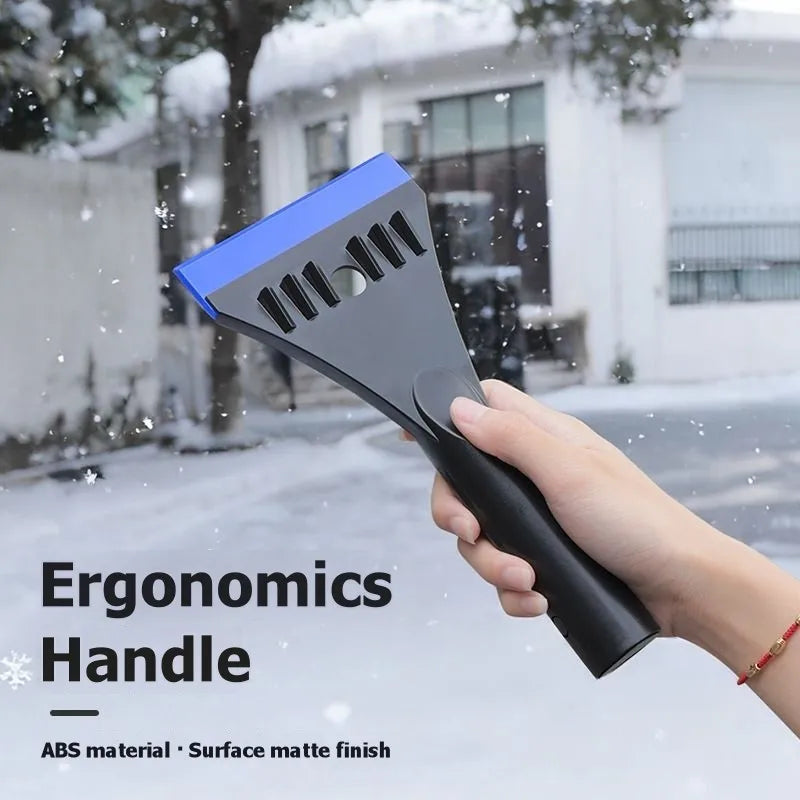 A02F-Multi-Function For Car Snow Shovel-Durable Plastic, For Lightweight Design(2Pcs) Qme