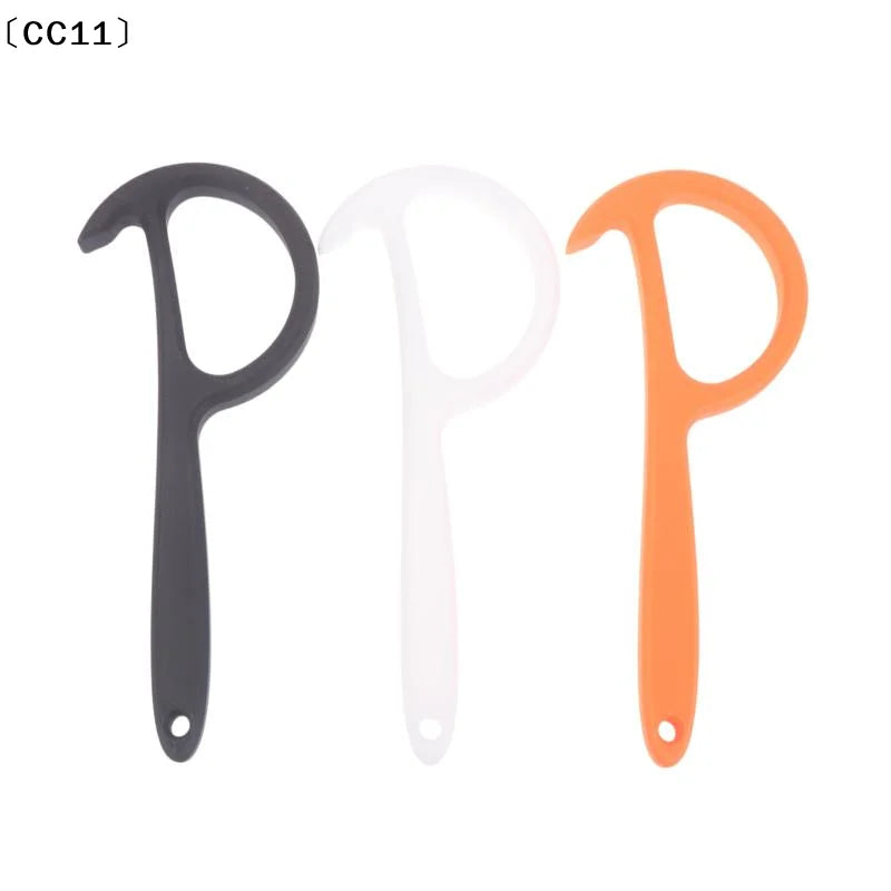 Can Opener Non-slip Handle Plastic Manual Safe Easy Grip Durable Qme