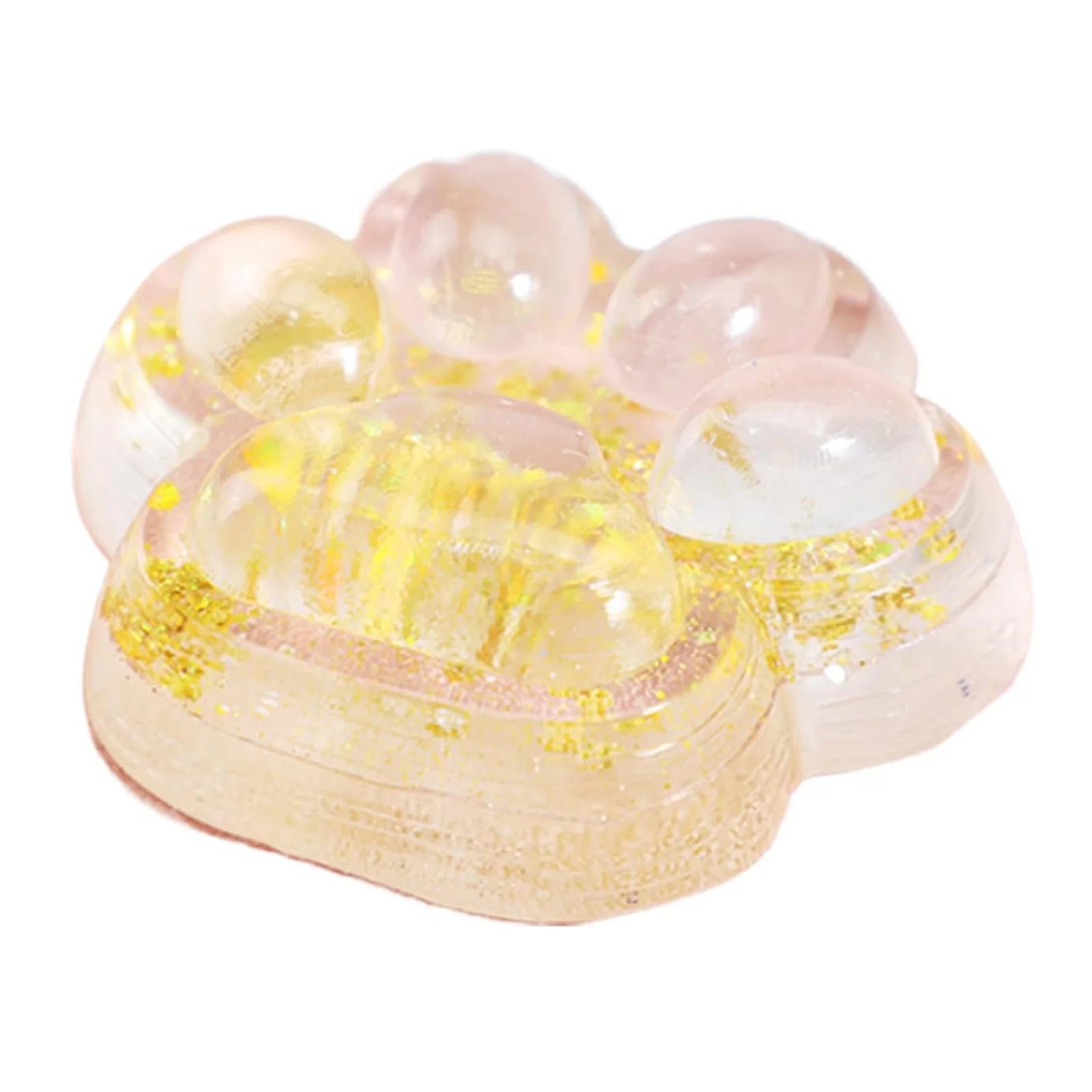 Taba Cat Paw Fun Toys Kawaii Sticky Fidget Toys Holiday Birthday Party Favors Gifts Stress Relieving Toys Qme Yellow One Size
