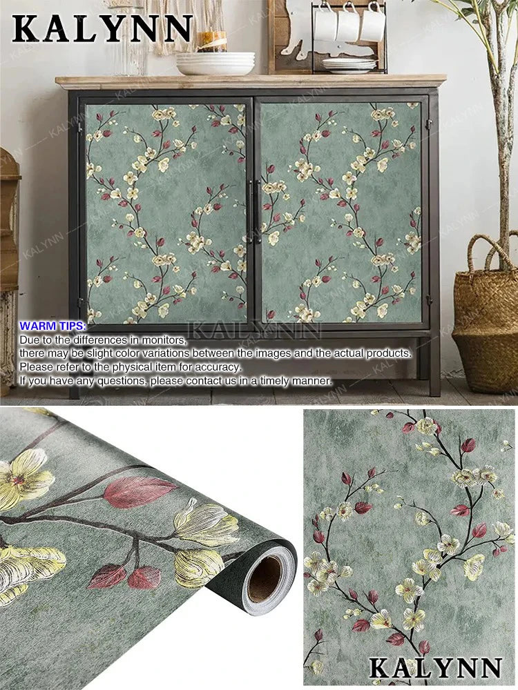 Faux Wood Grating Peel Stick Wallpaper Self Adhesive Wall Stickers Qme Flowers Sample 45cmx100cm