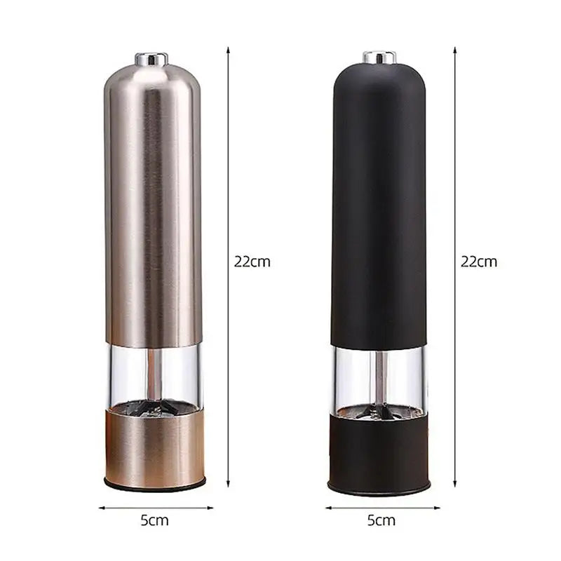 1 Stainless Steel Spice Mill Light Automatic Pepper Grinde Electric Qme