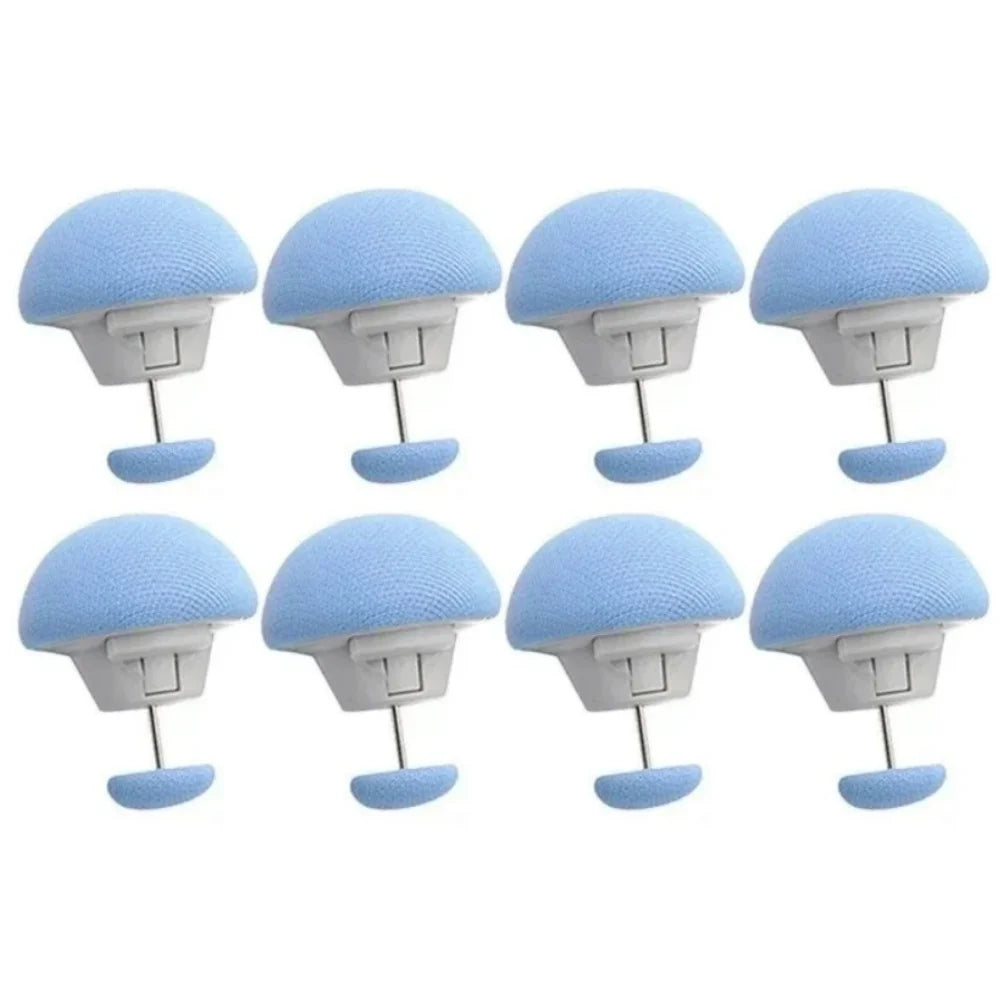 60-4PCS Bed Sheet Clip Quilt Anti Slip Safety Fixing Clip Blanket Anti Slip Deformation One Key Unlock Fastener Bed Accessories Qme Blue 8pcs