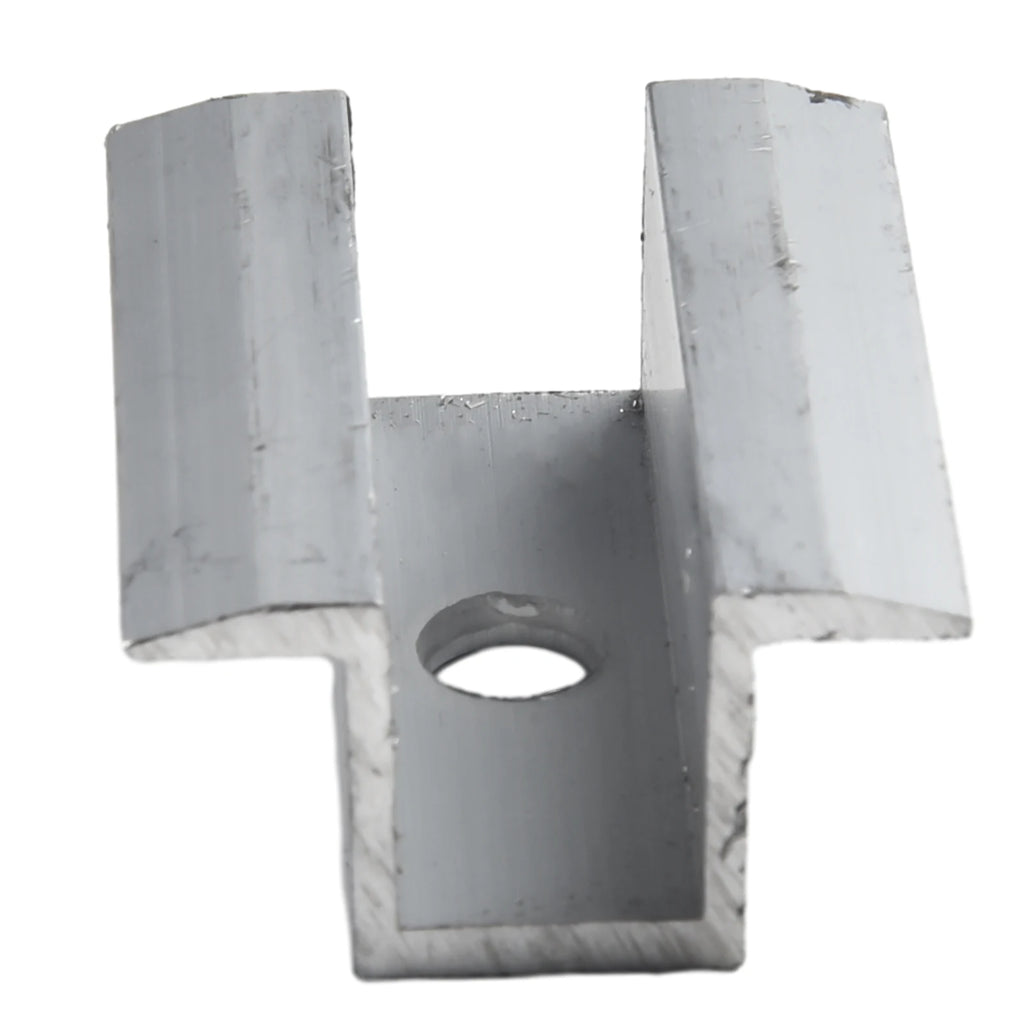 10Pcs/set Solar Middle Clamp PV Fit For Aluminum Alloy Solar Panel Frame Height 25-50mm For Most Frame Modules Accessories Qme