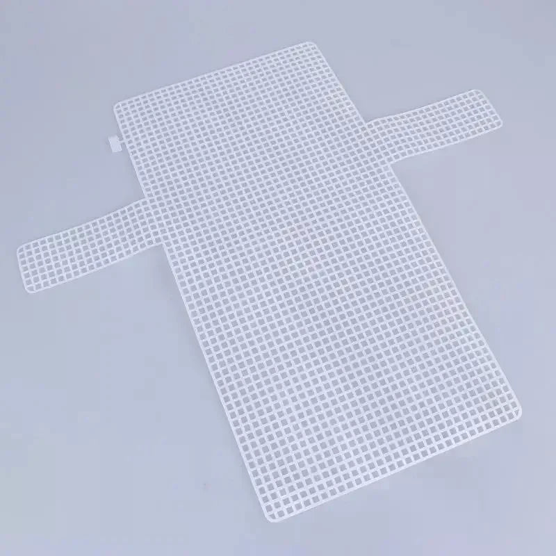 DIY Hand Knitting Crochet Bags Material Cross Mesh Plastic Frame Qme