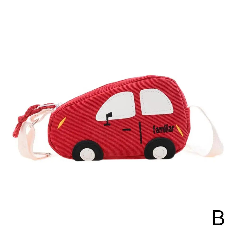 Fashion Mini Crossbody Bag Packet Children Baby Boys Girls Car Shoulder Bag Handbags Cartoon Pig Mini Coin Purse Qme Red