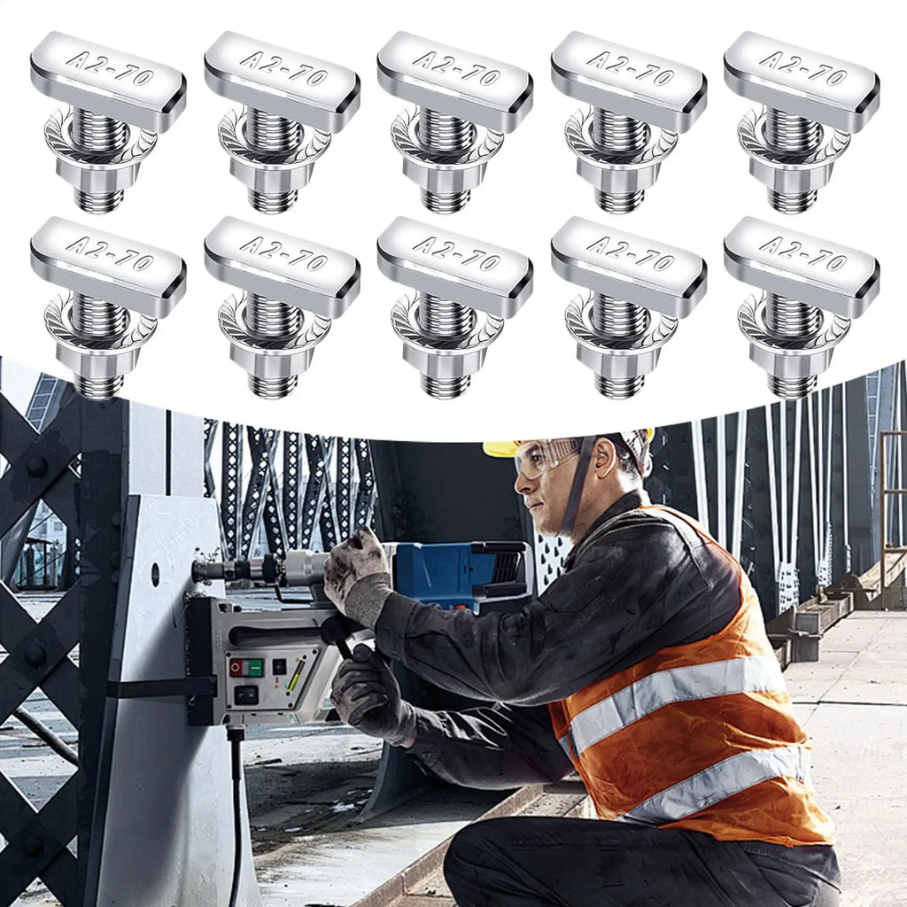 T-slot Bolts Stainless Steel T-shaped Hammer Head Screw Heavy-duty Qme