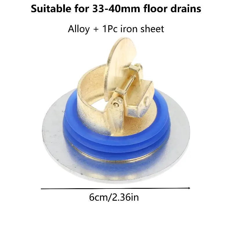 Universal Toilet Floor Drain Backflow Preventer Core Anti Odor Seal Qme A1