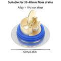 Universal Toilet Floor Drain Backflow Preventer Core Anti Odor Seal Qme A1