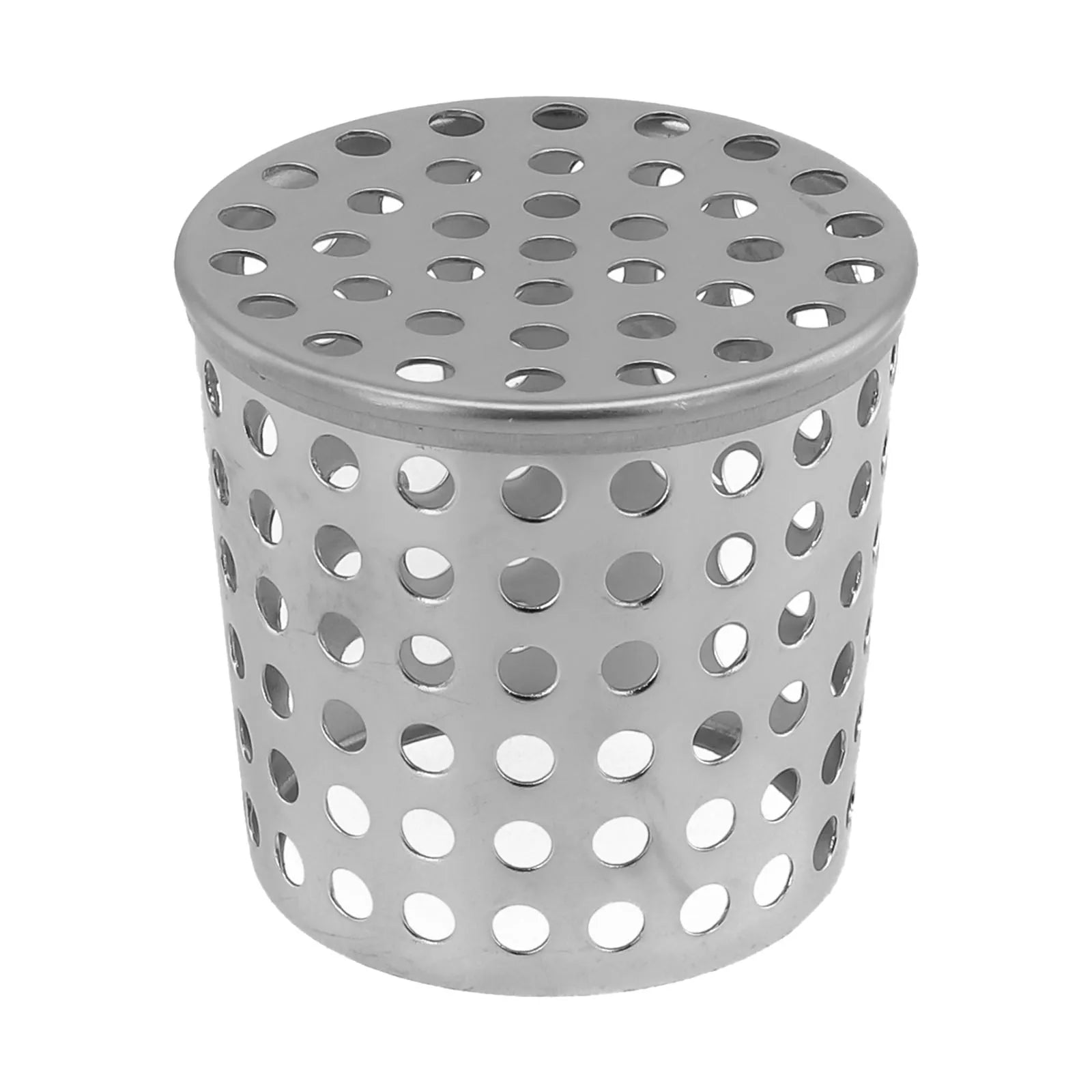 Balcony Drainage Roof Floor Drain Cover Rain Pipe Cap Stainless Steel Hair Waste Collector For Kitchen For Bathroom Qme 63mm