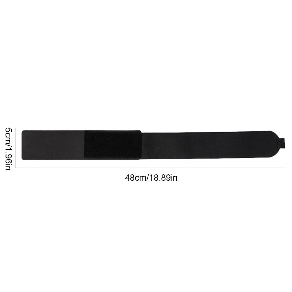 Adjustable Ski Wraps Ties Ski Fasteners Soft Ski Straps Ski Accessories With EVA Protective Pads Ski Wraps For Skiing Qme Black