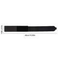 Adjustable Ski Wraps Ties Ski Fasteners Soft Ski Straps Ski Accessories With EVA Protective Pads Ski Wraps For Skiing Qme Black