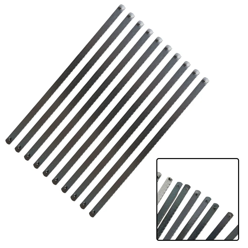 10pcs Mini Hacksaw Blade 6Inch 24T Multifunctional Saw Blade For Cutting Metal Plastic High Quality Saw Blades Qme