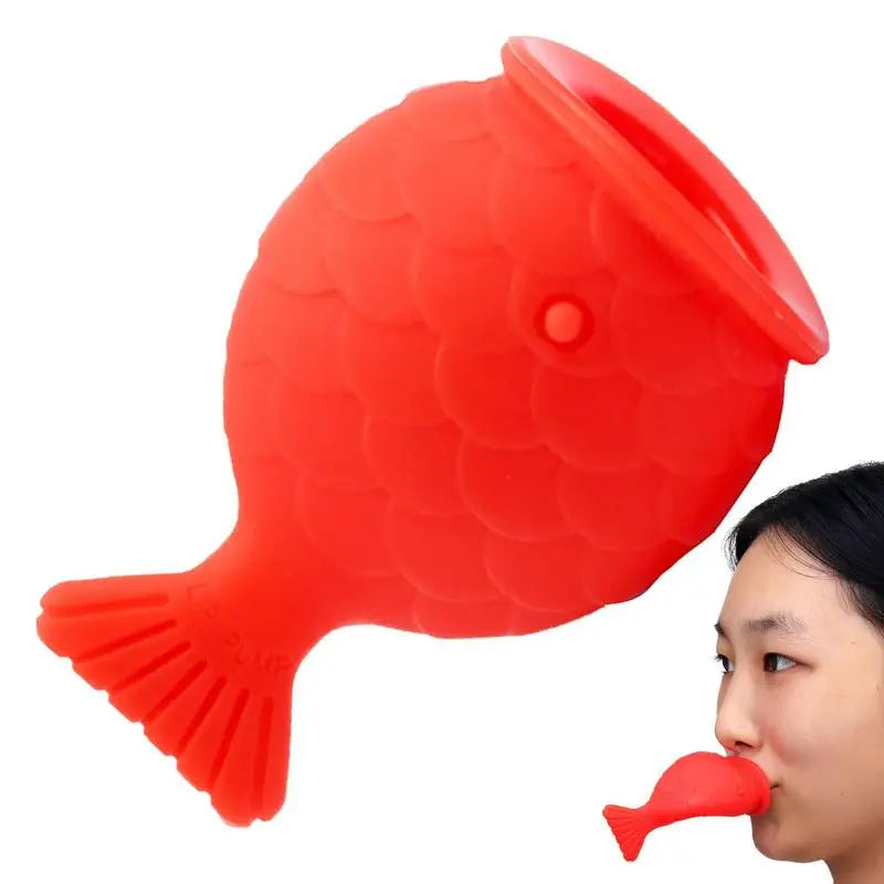 Women Sexy Silicone Full Lip Plumper Lips Soft Silicone Pout Tools Mouth Fish Natural Plump Shape Tool Lip Plumper Lips Care Qme