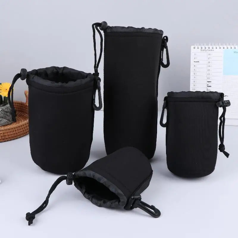 Camera Lens Cover Neoprene Bag Waterproof Soft Pouch Shockproof Most Qme