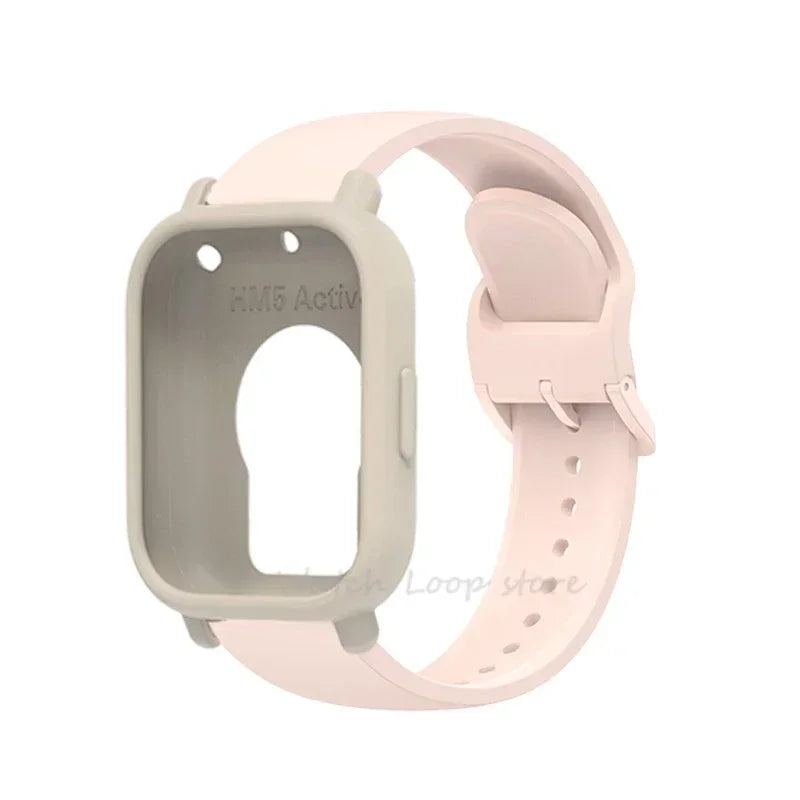 Silicone Case Strap Redmi Watch 5 Lite Active Repacement Bracelet