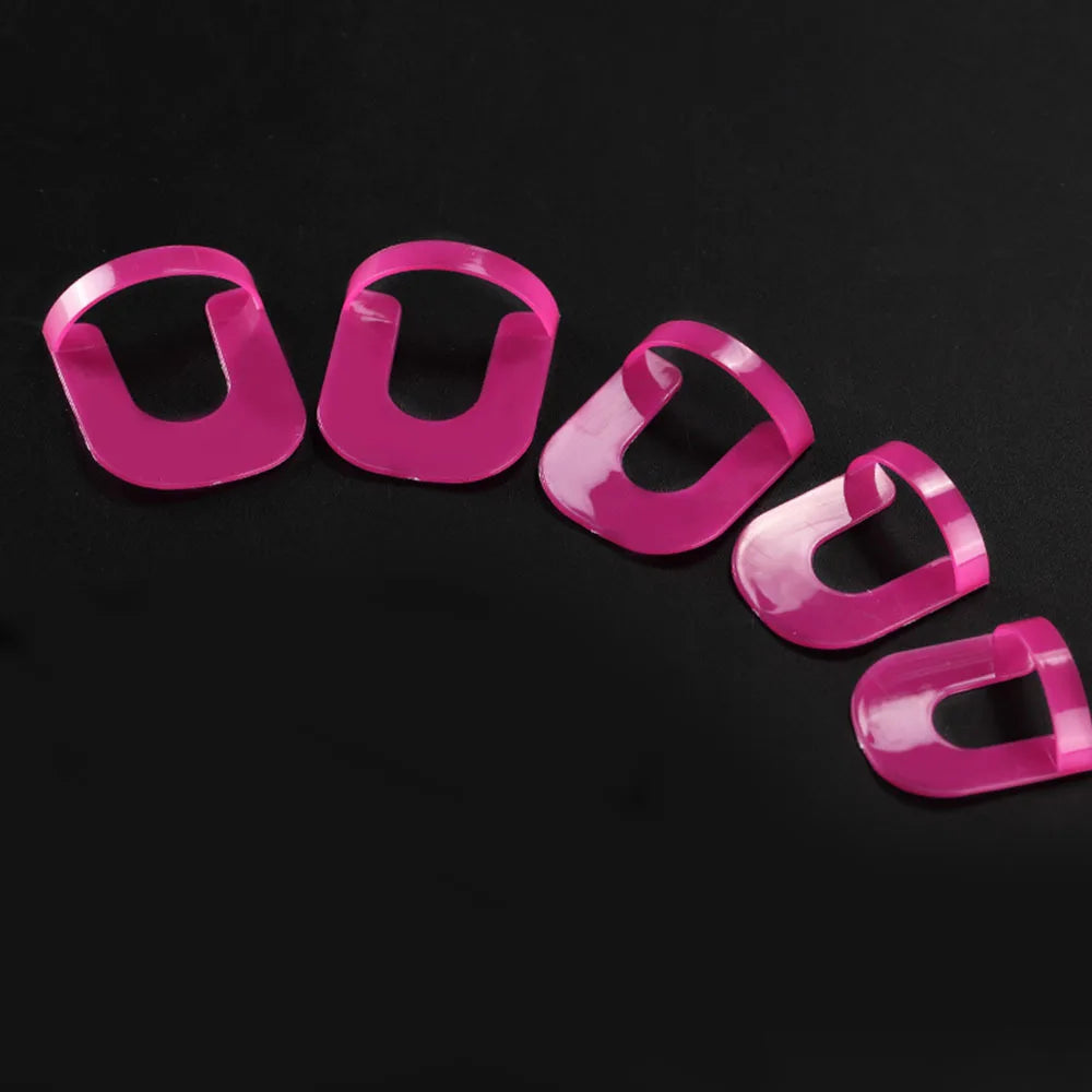 U-shaped nail protection cap - Leak-proof nail art protective cap, suitable for precise application of nail polish Qme
