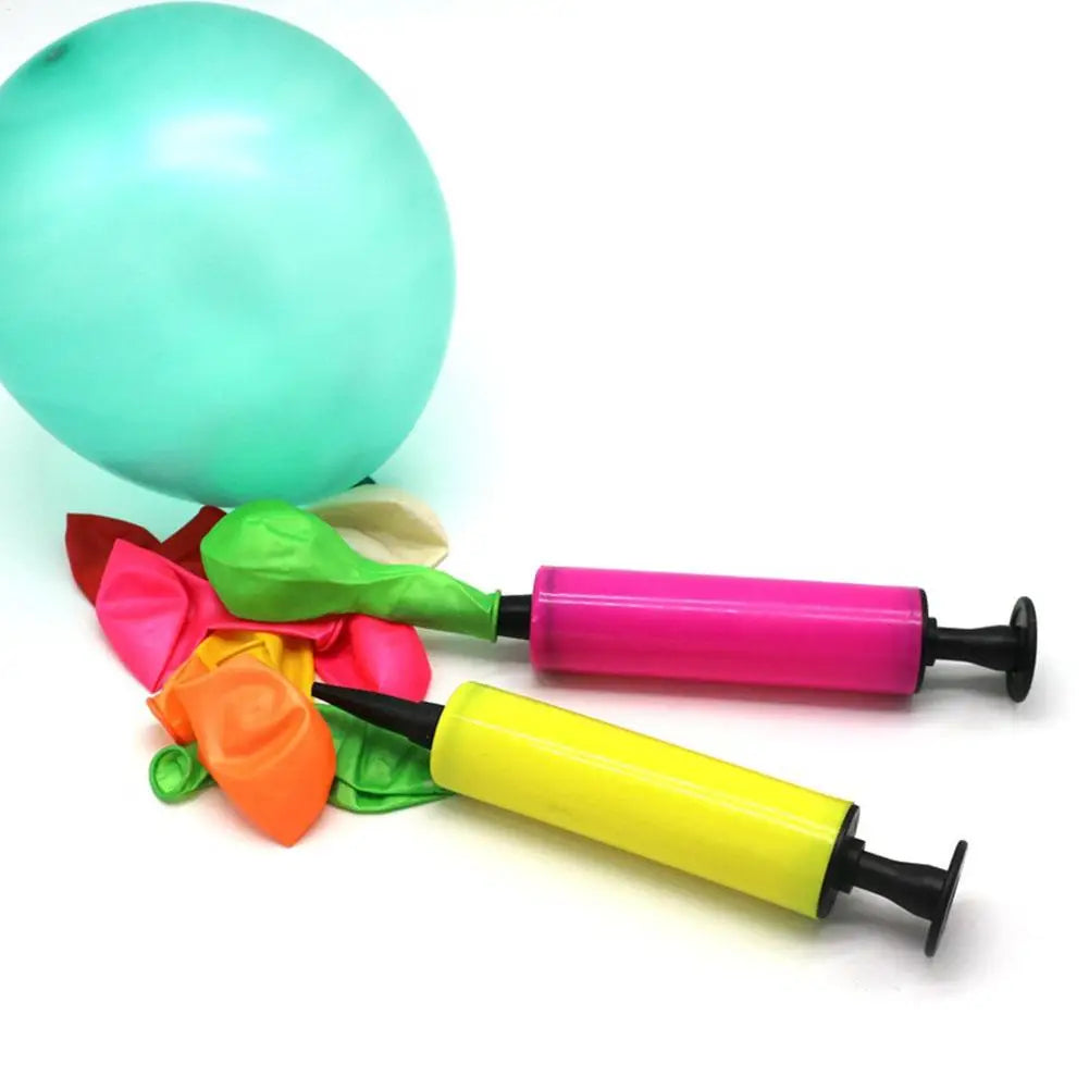 Hand Held Balloon Pump Manual Air Inflator Small Handheld Travel Pool Qme