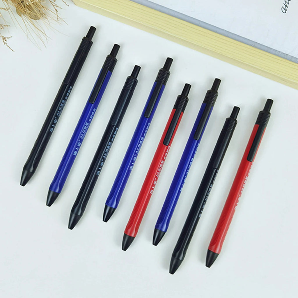 Retractable Ballpoint Pen Basics Black/Blue/Red Ballpoint Pens,Medium Point 0.7mm for Smooth Writing, 10-40 Pack Qme