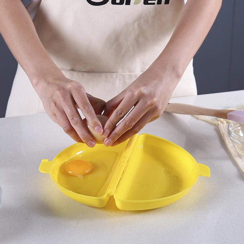 Multifunctional Microwave Steamed Egg Tray Home Tools Omelet Cooker Qme