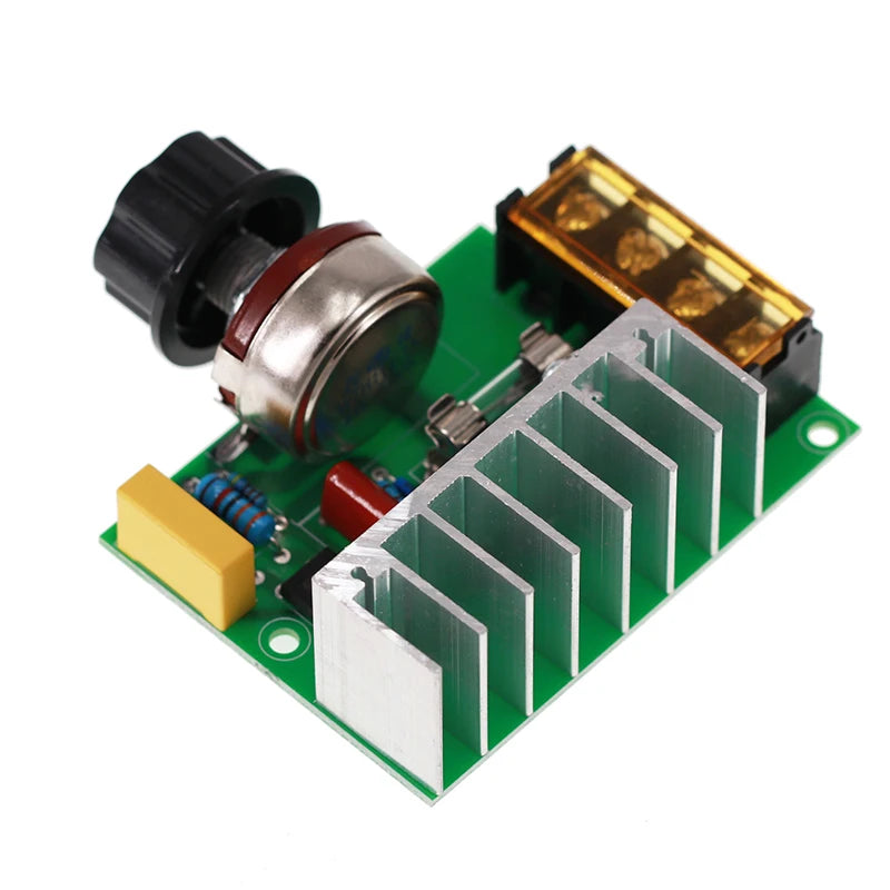 4000W 0-220V AC SCR Electric Voltage Regulator Motor Speed Controller Dimmers. Qme 1pc