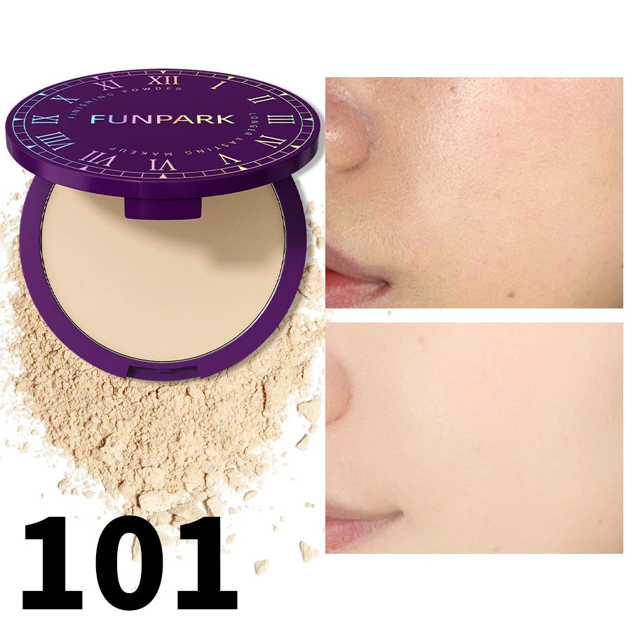5 Matte Full Coverage Pressed Powder Foundation Oil Control Flawless Qme 101