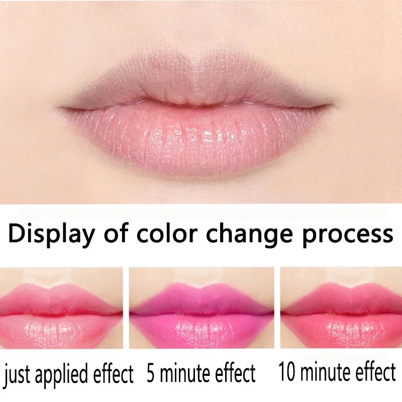 1pcs Aloe Vera Moisturizing Lipstick Lasting Nutritional Repair Lipsticks Anti Drying Color Changing Waterproof Natural Lip Care Qme