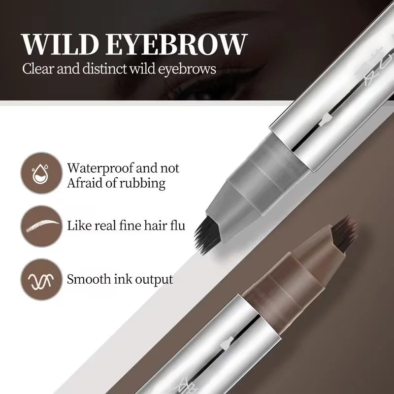 AIYI Micro-fine Tip Eyebrow Pen Ultra-precise Brush Long-lasting Qme