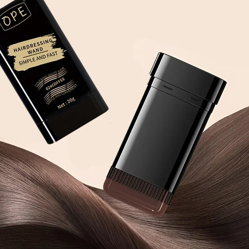 Three-color Hair Dye Stick Miracle Covering Gray Long-lasting Qme