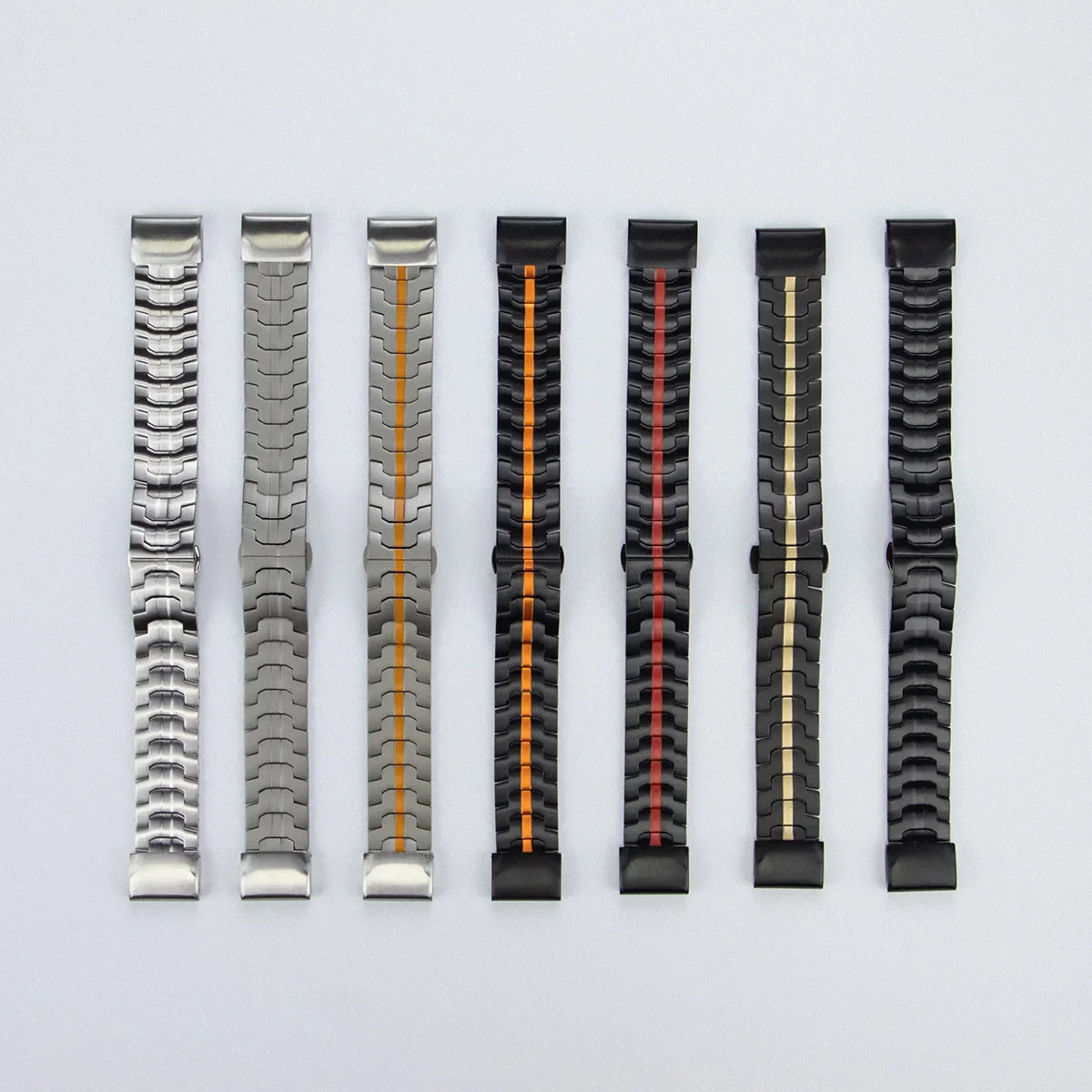 26 22mm Quick fit Stainless Steel Strap For Garmin Fenix 6/6X/6XPro/7/7X/5XPlus/3 Metal Release Watch Band For Forerunner945 935 Qme