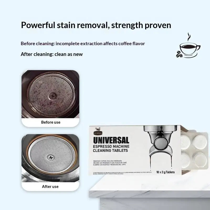 Coffee Machine Espressos Device Descaler Tabs Cleaning Tablets Qme