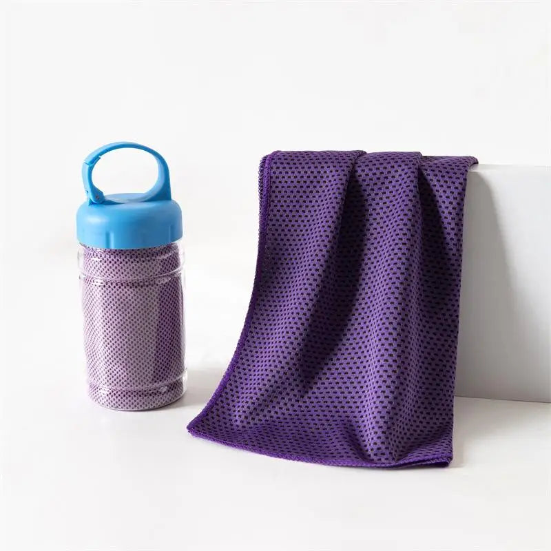 1Pcs Breathable Cooling Towel Ultra Soft Lightweight Microfiber Towels Quick Drying Sunstroke Prevention Yoga Swimming Gym Towel Qme A4