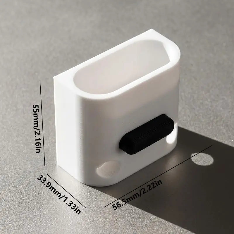 Under Desk Earphone Charging Dock Adhesive Mount Drill Install Home Qme