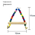 Bird Climbing Toys Cage Accessories Colorful Pet Swing Cloud Ladder Qme A6