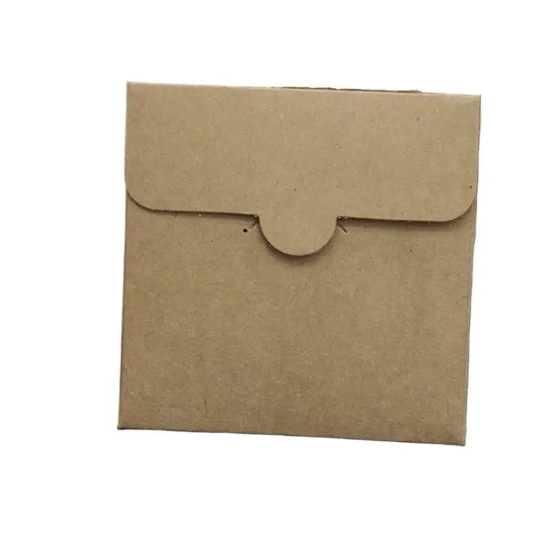 Thickened Square Kraft Paper Bags Card Packaging Eco-friendly Qme