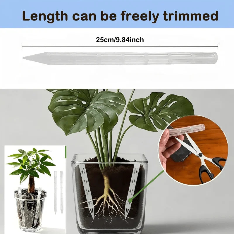 Plant Aeration Tubes for Pots - Root Rot Prevention,Prevent Overwatering for Healthy Roots. Plant Accessories, Suitable for Pots Qme