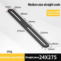 Stainless Steel Straight Angle Bracket Black Silver Thickened 180 Qme A6